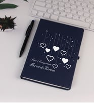 Sevgililer Gününe Özel Kişiye Özel Defter Kalem Set 93200