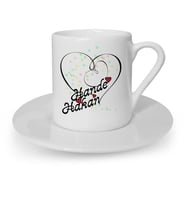 BK Gift Kişiye Özel Sevgililer Günü Temalı Türk Kahvesi Fincanı  11