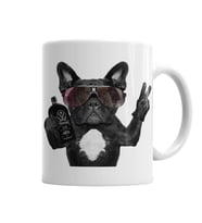 Bulldog Hangover Pug Köpek Kupa Bardak Porselen