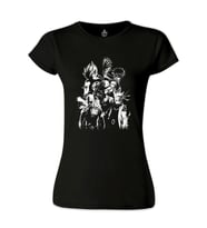 Anime Heros Siyah Bayan Tshirt