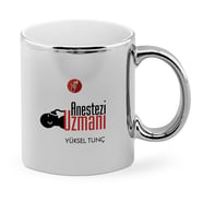 BK Gift Kişiye Özel Mesleki Anestezi Uzmanı Krom Kupa Bardak  1