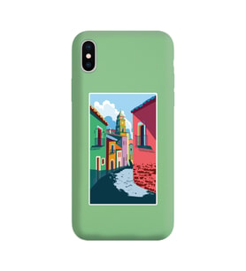 Yeşil Lansman Kılıf iPhone XS Max