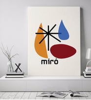 Miro Tasarımlı Kanvas Tablo 70x100cm