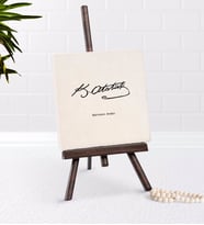 BK Gift Kişiye Özel Atatürk Temalı Şovaleli Doğal Taş-6 (Beyaz)