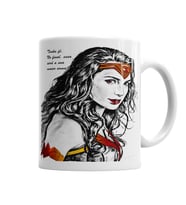 Wonder Woman Kupa Bardak Porselen