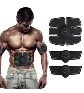 Mobee Sixpad Vücut Geliştirici Elektronik Kemer Masaj Aleti Yağ Yakıcı Fitness (Siyah)