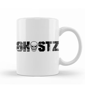 Ghostz Logo Preta 2018 Kupa Bardak Porselen