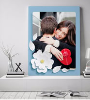BK Gift Kişiye Özel Fotoğraflı Sanatsal Kanvas Tablo 10  (50x70cm.)