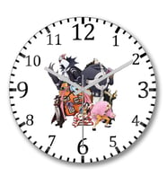 One Piece3 Duvar Saati Bombeli Gercek Cam