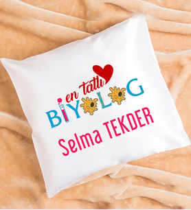 En Tatlı Biyolog Hediye Yastık