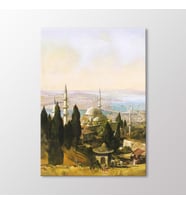Arty Tablo İstanbul Görünümü Tablo (Karışık)