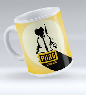 BK Gift Kişiye Özel PUBG Kupa Bardak - 1 (Beyaz)