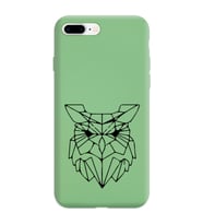 Iphone 8 Plus Çizgi Tasarımlı Yeşil Lansman Telefon Kılıfı