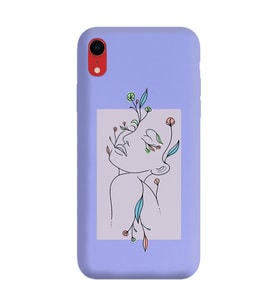 Lila Lansman Telefon Kılıfı Iphone XR