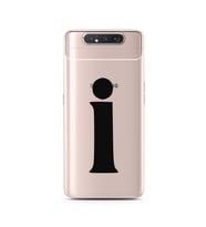 Samsung A80 Harf Tasarımlı Telefon Kılıfı İ-Harfi 