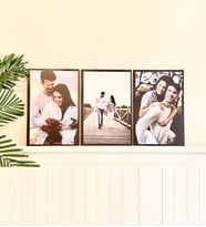 Kişiye Özel 3 Fotoğraflı Duvar Panosu 3'lü Set