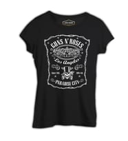 Guns N' Roses - Paradise City Siyah Kadın Tshirt