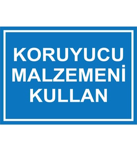 MIGNATIS - Koruyucu Malzemeni Kulllan Levhası - Sac Malzeme 50x70cm
