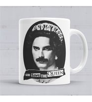 God Save The Queen Kupa Bardak Porselen