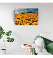 Ayçiçek Tarlası Canvas Tablo (50x70)