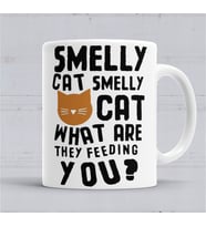 Friends Smelly Cat Phoebe Buffay Kupa Bardak Porselen