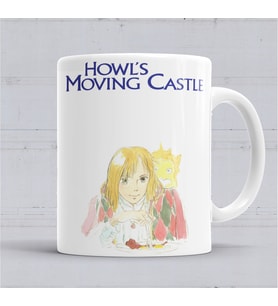 Howls Moving Castle Anime One Piece Naruto Kupa Bardak