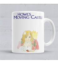 Howls Moving Castle Anime One Piece Naruto Kupa Bardak