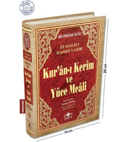 Kuranı Kerim ve Yüce Meali Bilgisayar Hatlı Hafız Boy - Merve Yayınevi