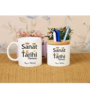 Sanat Tarihi Öğretmeni Kupa Bardağı ve Kalemliği (Model 1)