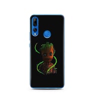 Baby Groot Tasarım Süper Şeffaf Silikon Telefon Kılıfı Huawei Y9 Prime 2019