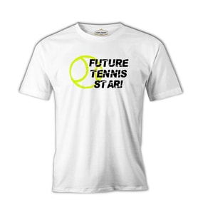 Future Tenis Star Beyaz Erkek Tshirt