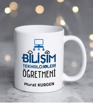 Bilişim Teknolojileri Öğretmeni Kupa Bardak