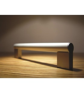 Aluminyum Uzun Kulp Çekmece Kapak Kulpu (2 Adet) 352 MM (Gri)