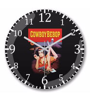 Cowboy Fiction Duvar Saati Bombeli Gercek Cam