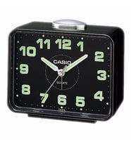 CASIO TQ-218-1DF ALARMLI SİYAH ÇALAR MASA SAATİ