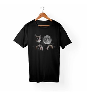 Cat-Kedi Çocuk Siyah Tişört