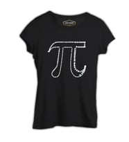 Matematik - Pi 14 Siyah Kadın Tshirt