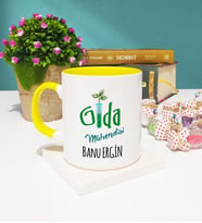 Gıda Mühendisi Kupa Bardak Sarı