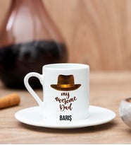 Awesome Dad Babaya Hediye Türk Kahvesi Fincanı