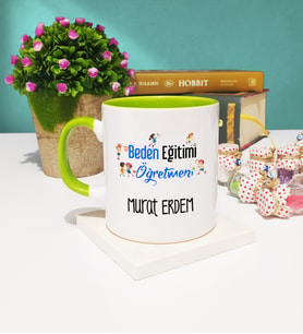 Beden Eğitimi Öğretmeni Kupa Bardak Yeşil