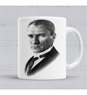 Mustafa Kemal Atatürk Kupa  Bardak Porselen