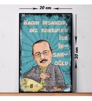 Neşet Ertaş Kadın İnsandır Biz Erkekler İse İnsanoğlu Tablo 14