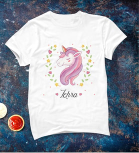 Kişiye Özel Unicorn Kadın - Çocuk Tişört