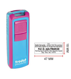 TRODAT 9512 CEP KAŞE  - İSİM YAZILI KALEM HEDİYELİ