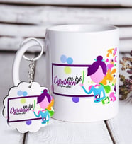 BK Gift Kişiye Özel En İyi Öğretmen Beyaz Kupa ve Anahtarlık Hediye Seti-2 (Model 1)