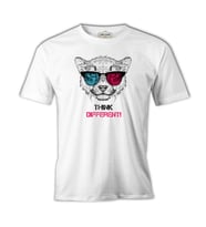 Think Different Beyaz Erkek Tshirt