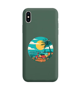 Koyu Yeşil Lansman Telefon Kılıfı Iphone Xs Max