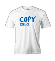 Baba Copy - Ctrl+C Beyaz Erkek Tshirt
