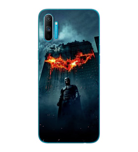 Batman Tasarım Süper Şeffaf Silikon Telefon Kılıfı Oppo Realmi C3