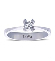 Lova G Renk 0,12 Karat Pırlanta Tektaş Yüzük - 1010041